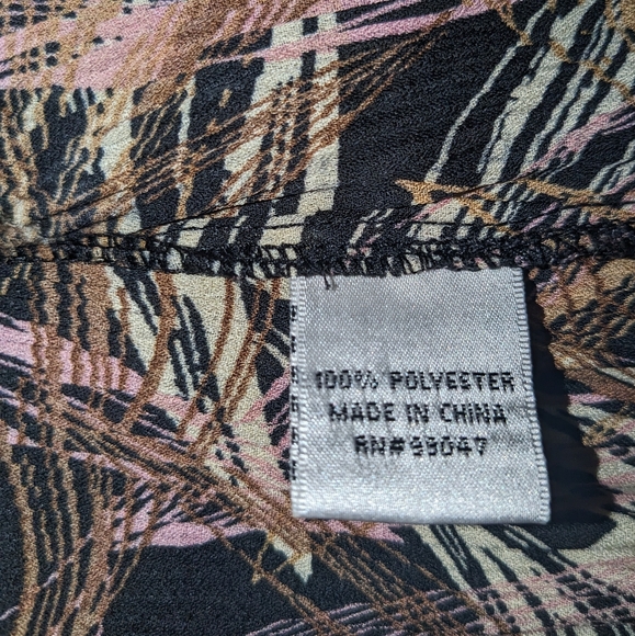 Y2K Long Sleeve Printed Blouse - Picture 5 of 5